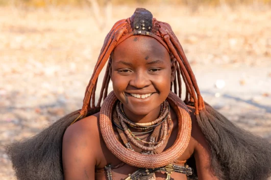 Himba Mädchen in Namibia